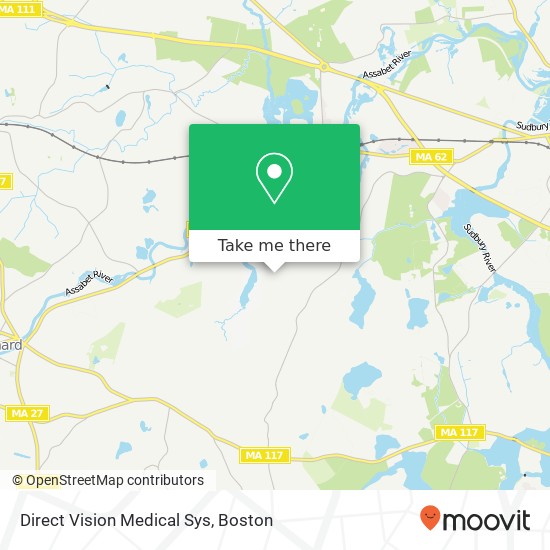 Direct Vision Medical Sys map