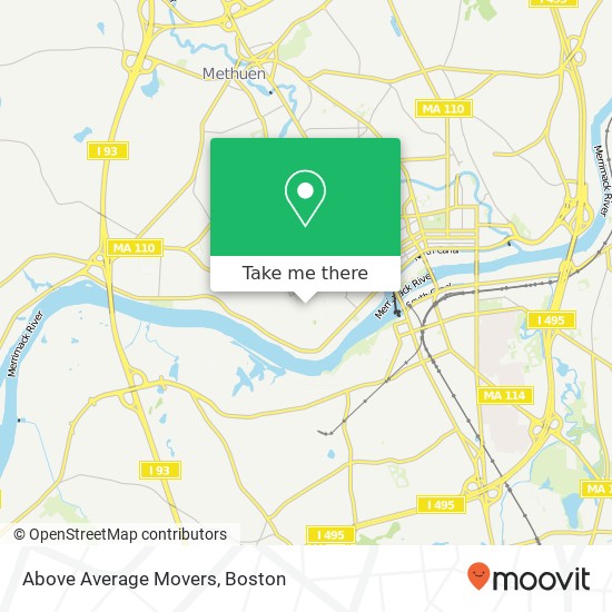 Above Average Movers map