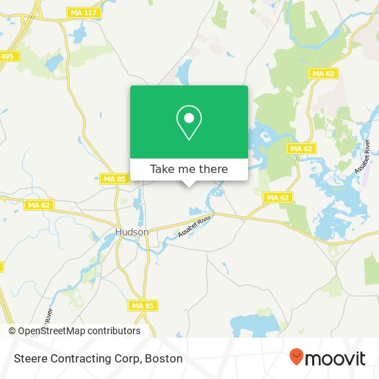 Steere Contracting Corp map