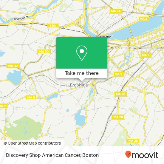Mapa de Discovery Shop American Cancer