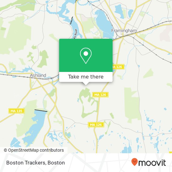 Mapa de Boston Trackers