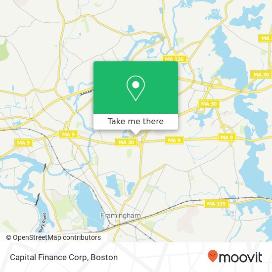 Capital Finance Corp map