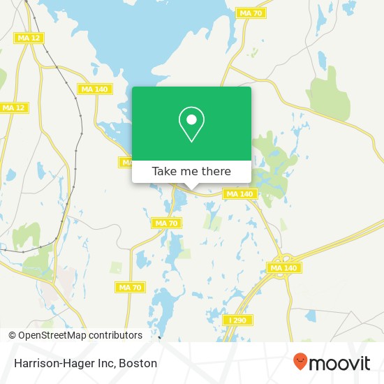 Harrison-Hager Inc map