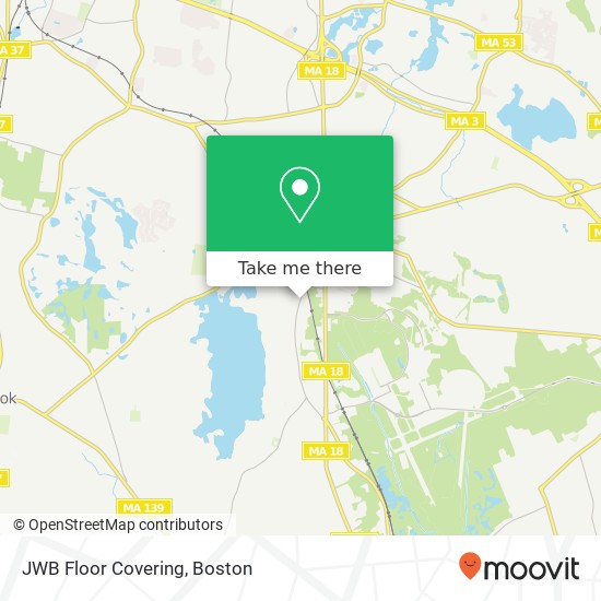 Mapa de JWB Floor Covering