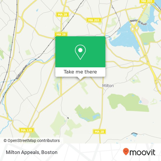 Mapa de Milton Appeals