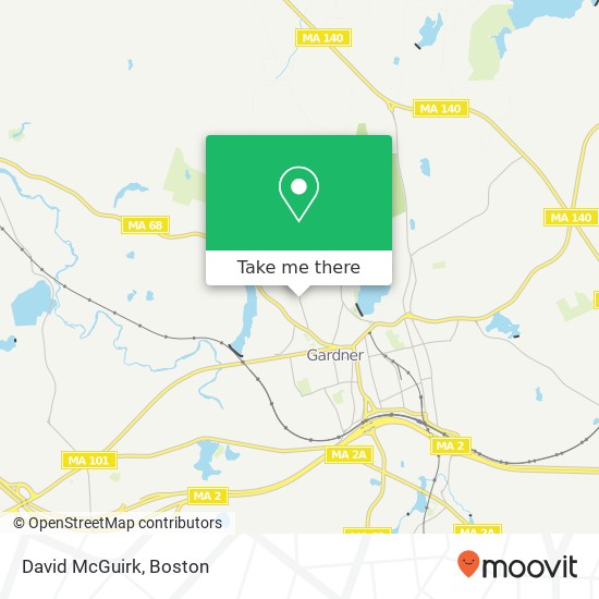 David McGuirk map