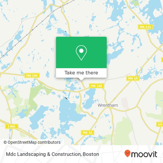 Mapa de Mdc Landscaping & Construction