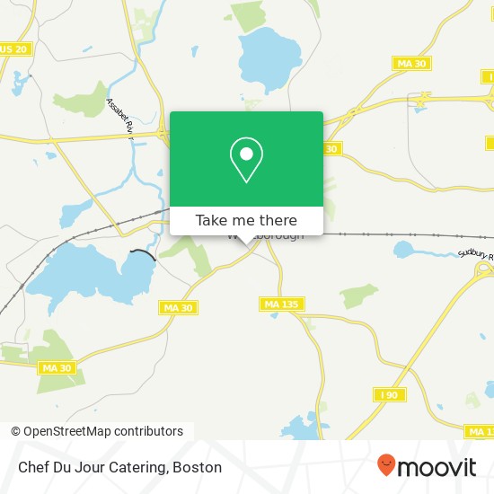 Mapa de Chef Du Jour Catering