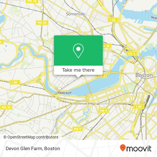 Mapa de Devon Glen Farm