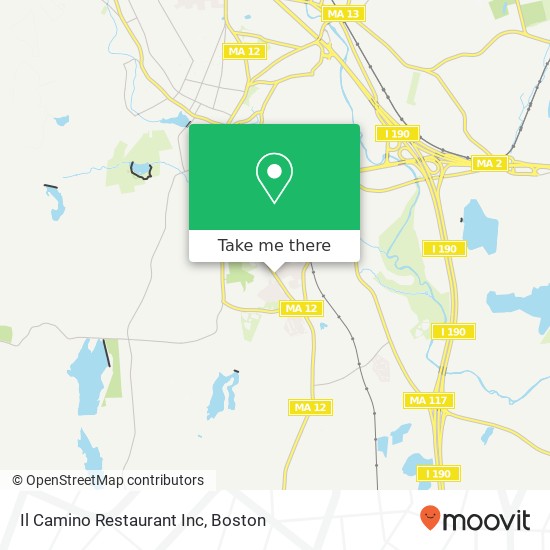 Il Camino Restaurant Inc map