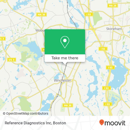 Reference Diagnostics Inc map