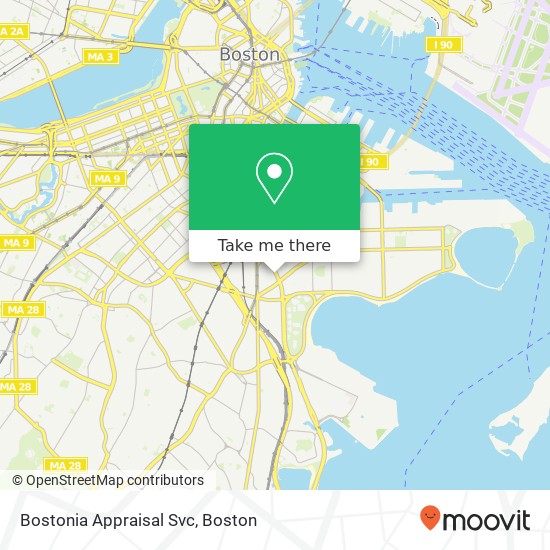 Bostonia Appraisal Svc map