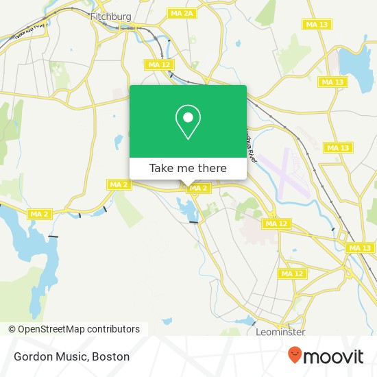 Gordon Music map