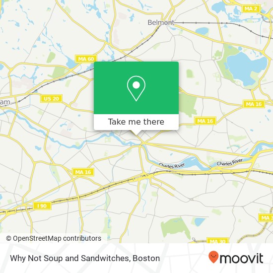 Mapa de Why Not Soup and Sandwitches