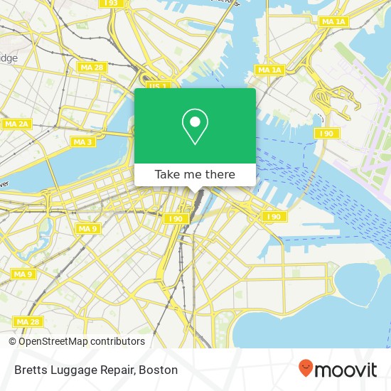 Mapa de Bretts Luggage Repair