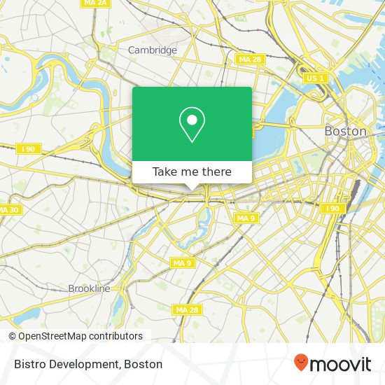 Mapa de Bistro Development