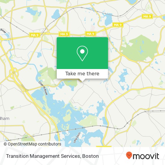 Transition Management Services map