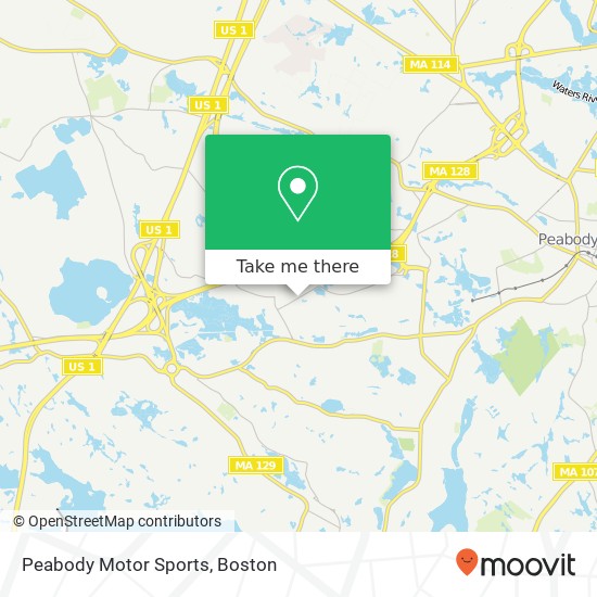 Peabody Motor Sports map