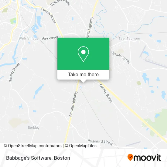 Babbage's Software map