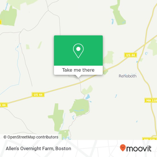 Mapa de Allen's Overnight Farm