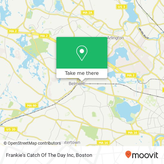 Frankie's Catch Of The Day Inc map