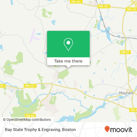 Bay State Trophy & Engraving map