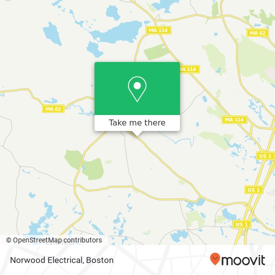 Mapa de Norwood Electrical