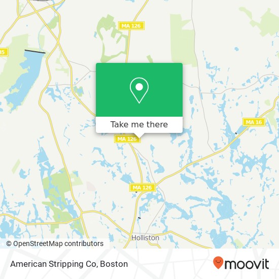 Mapa de American Stripping Co