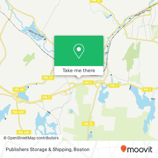 Mapa de Publishers Storage & Shipping