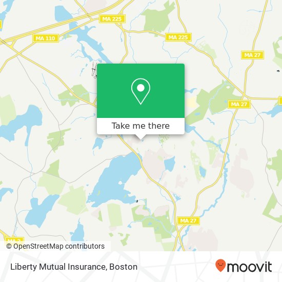 Liberty Mutual Insurance map