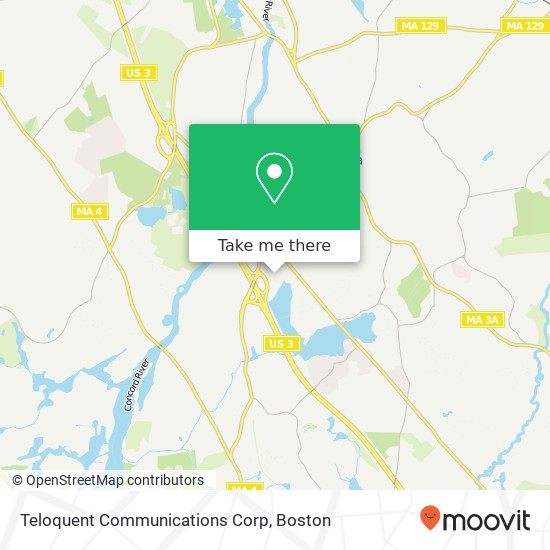 Teloquent Communications Corp map