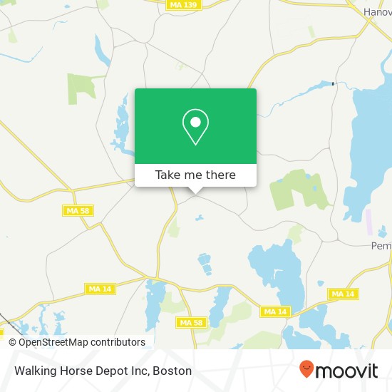 Walking Horse Depot Inc map