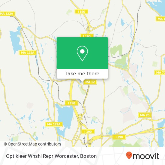 Optikleer Wnshl Repr Worcester map