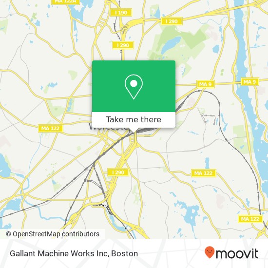 Gallant Machine Works Inc map