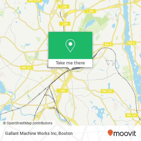 Mapa de Gallant Machine Works Inc