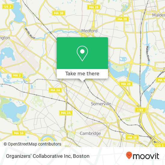 Organizers' Collaborative Inc map