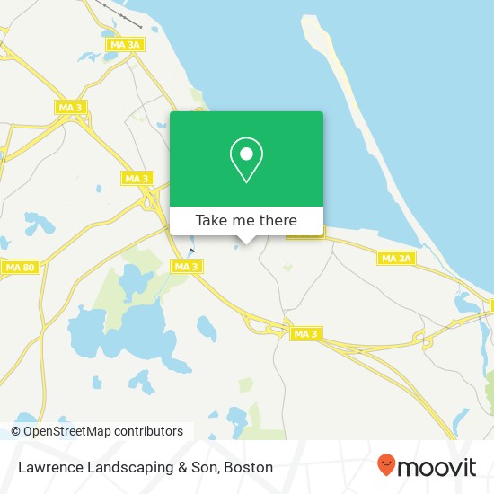 Lawrence Landscaping & Son map