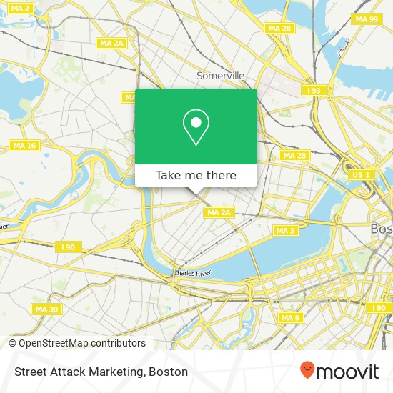 Street Attack Marketing map