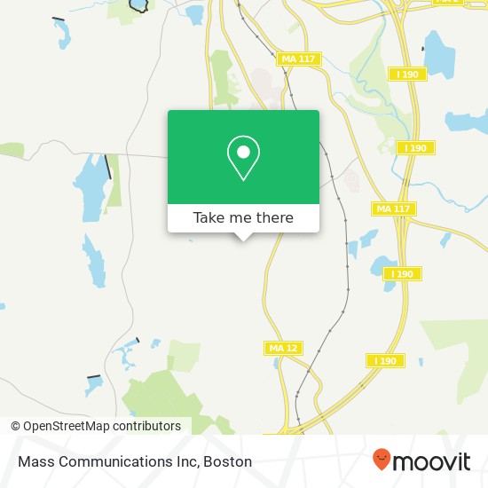 Mapa de Mass Communications Inc