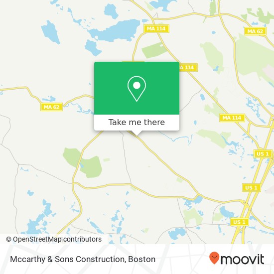 Mapa de Mccarthy & Sons Construction