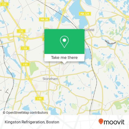 Kingston Refrigeration map