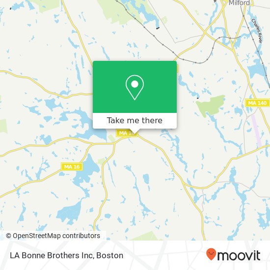 Mapa de LA Bonne Brothers Inc