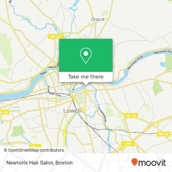 Newton's Hair Salon map