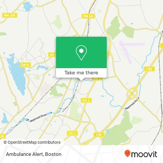 Ambulance Alert map
