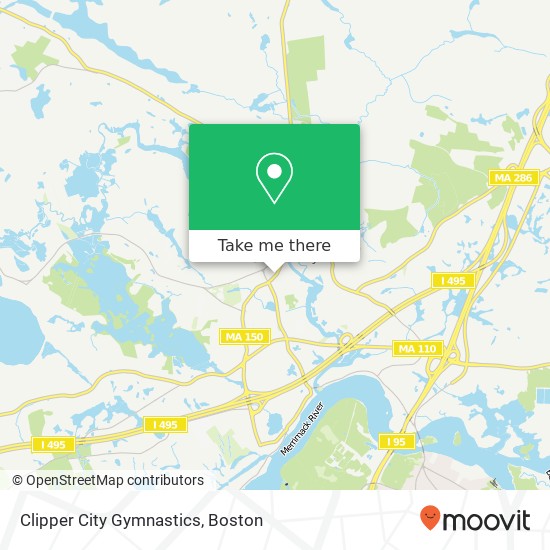 Mapa de Clipper City Gymnastics