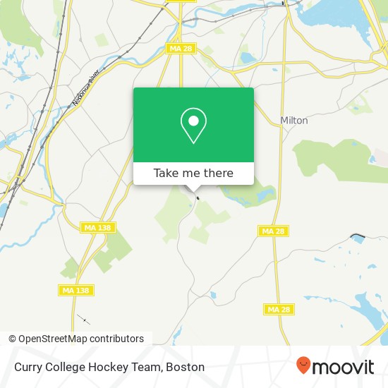 Mapa de Curry College Hockey Team