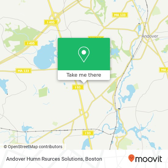 Andover Humn Rsurces Solutions map
