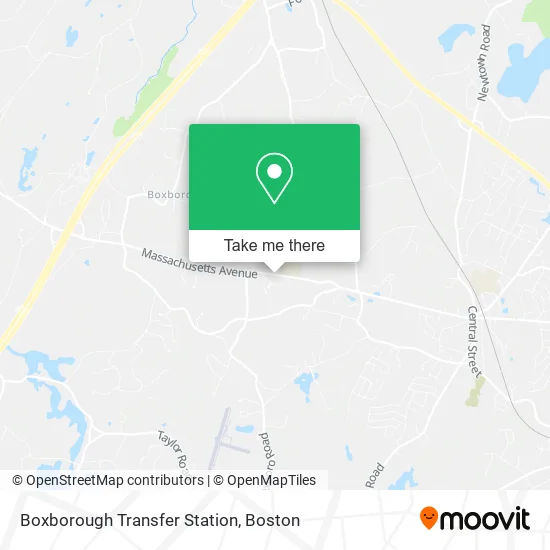 Boxborough Transfer Station map