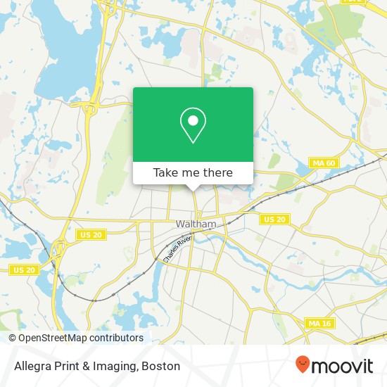 Allegra Print & Imaging map