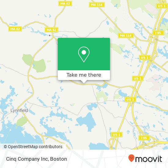 Mapa de Cinq Company Inc